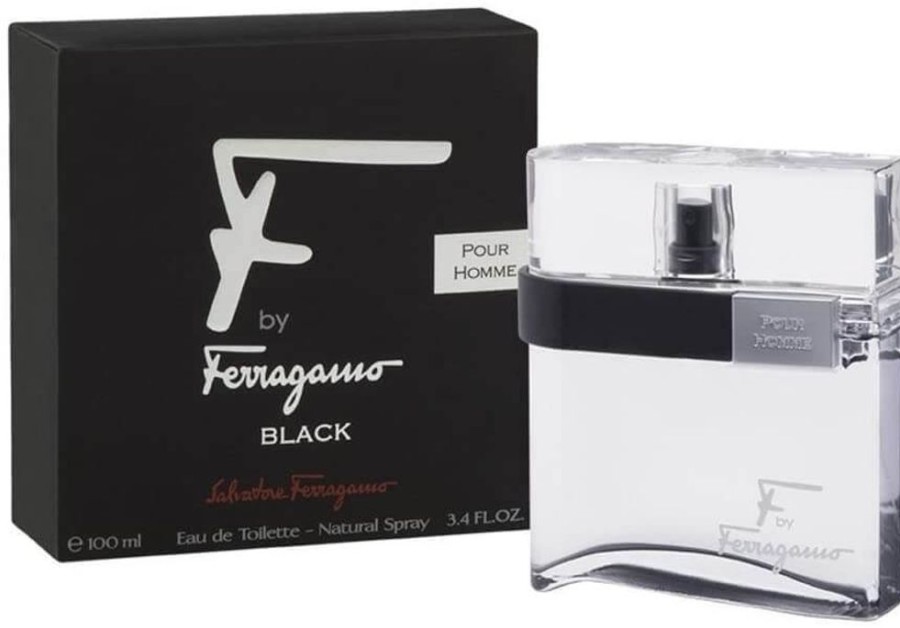 Caballero Salvatore Ferragamo | F Black By Salvatore Ferragamo For Men Eau De Toilette 100Ml