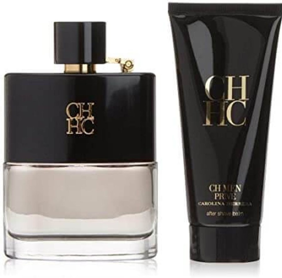 Sets Perfumes Outlet México | Set Carolina Herrera Ch Men Prive Eau De Toilette