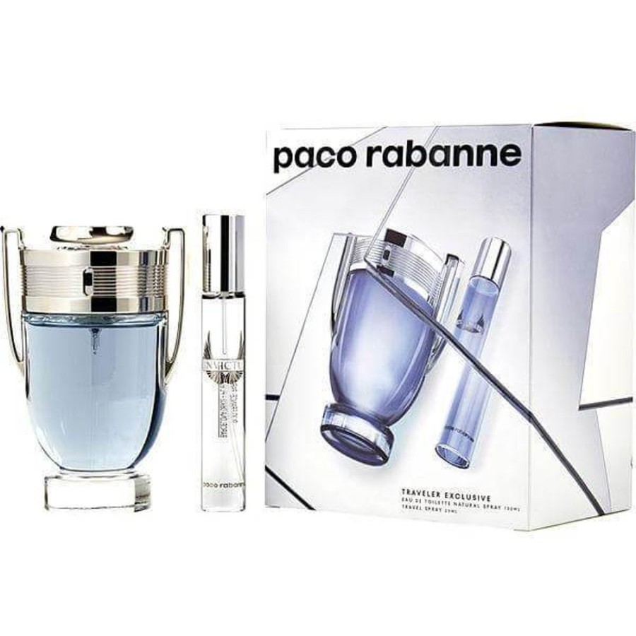 Caballero Paco Rabanne | Paco Rabanne Invictus Set De Viaje 100Ml + 10 Ml