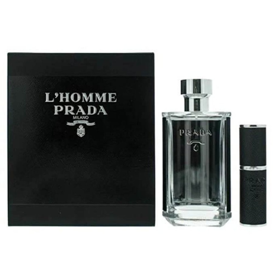 Caballero Prada | Prada L Homme Set De Viaje 100Ml + 8Ml