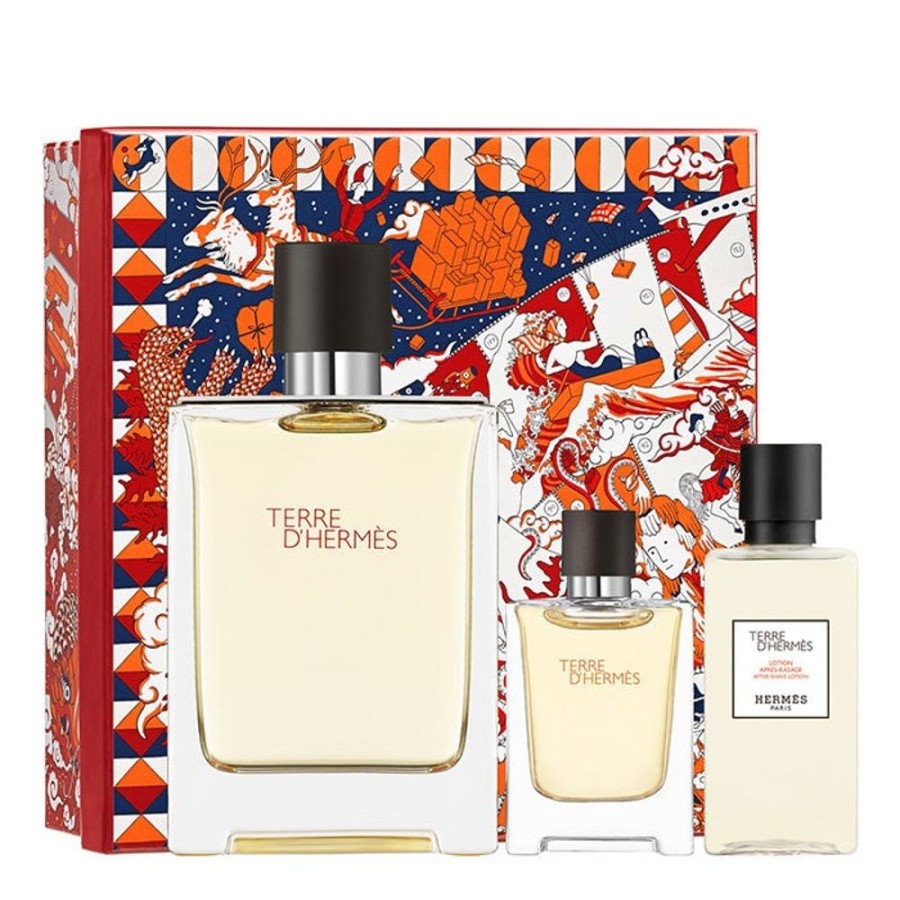 Caballero Terre D Hermes | Estuche Terre D Hermes 3Pcs Eau De Toilette(Importacion 14-21 Dias Habiles)