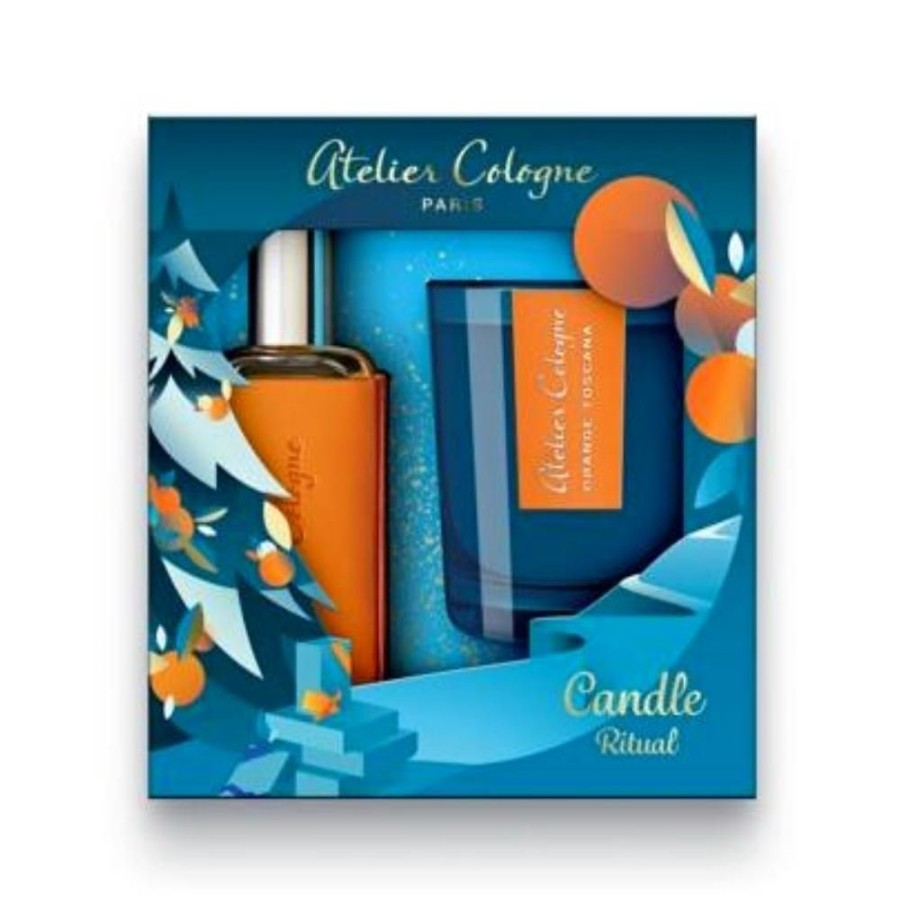 Sets Perfumes Outlet México | Atelier Cologne Orange Sanguine Gift Set (U) (Importacion 14-21 Dias Habiles)