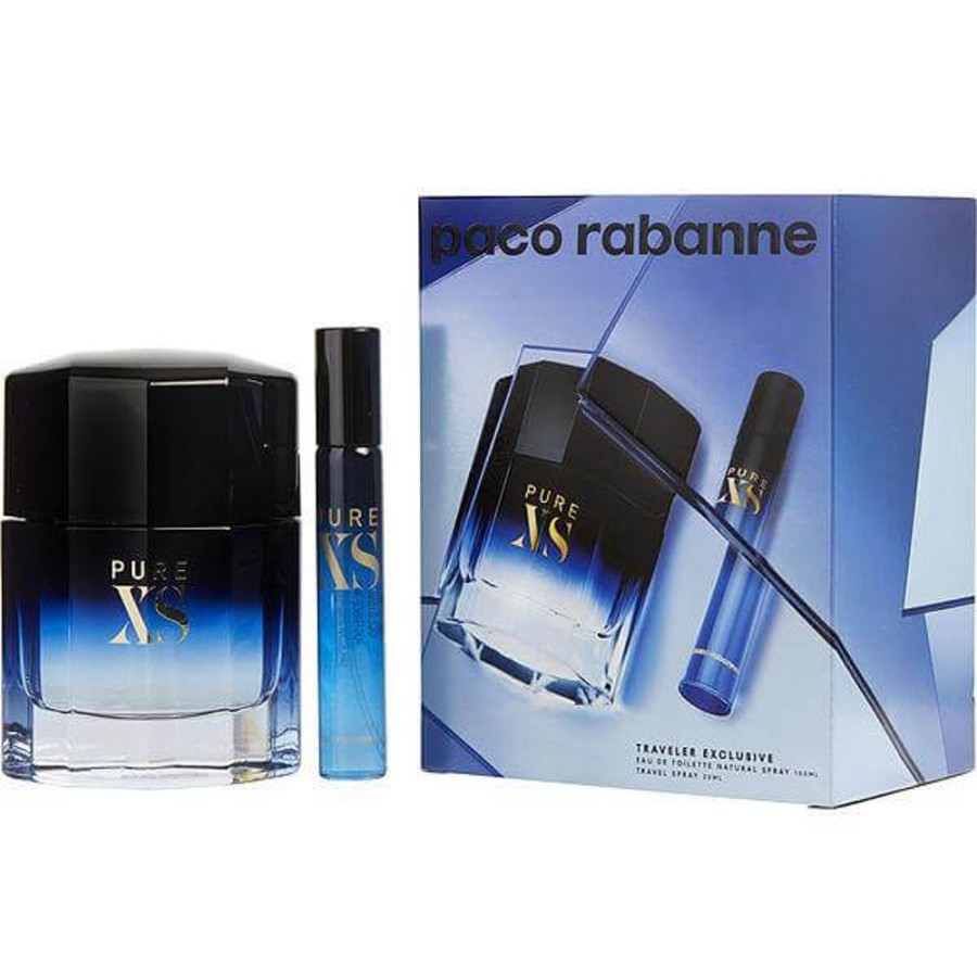 Caballero Paco Rabanne | Pure Xs Paco Rabanne Eau De Toilette 100Ml Set De Viaje